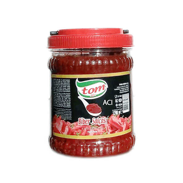 Tom Salça | Acı Biber Salçası 1200 Gr