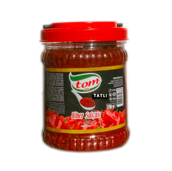 Tom Salça | Tatlı Biber Salçası 1200 Gr